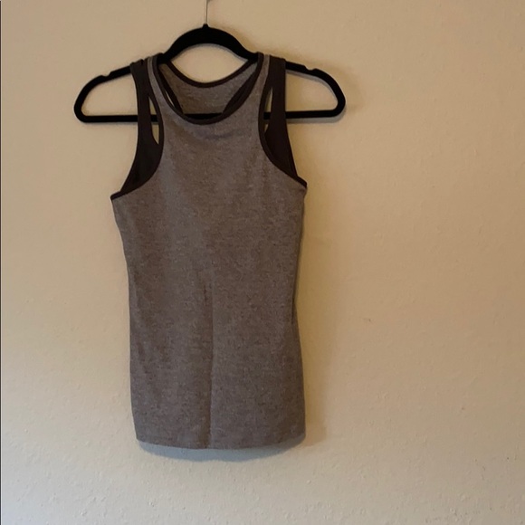 Lululemon racerback tank with bra - Picture 1 of 2
